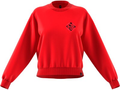 ADIDAS Damen Sweatshirt W 5.10 Cr SWEAT Rot