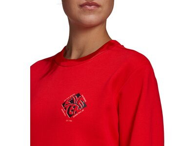 ADIDAS Damen Sweatshirt W 5.10 Cr SWEAT Rot