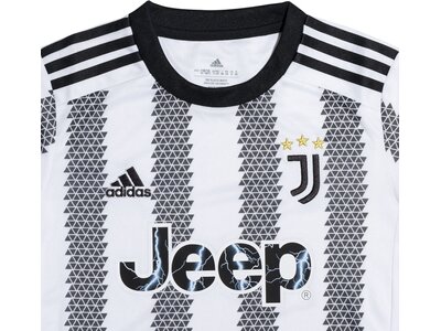 adidas Kinder Juventus Turin 22/23 Heimtrikot Grau