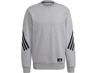 adidas Herren Sportswear Future Icons 3-Streifen Sweatshirt Grau