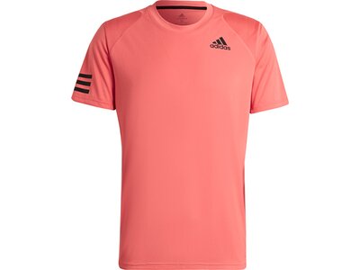 adidas Herren Club Tennis 3-Streifen T-Shirt Pink