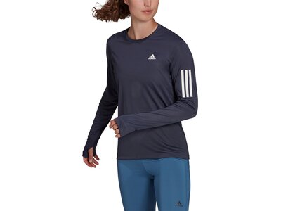adidas Damen Own the Run Longsleeve Blau