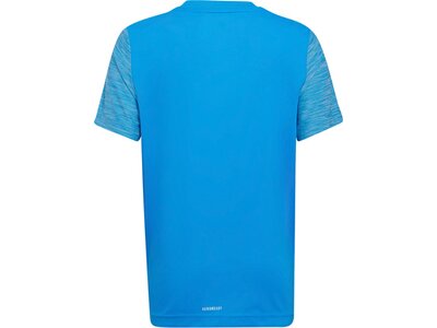 adidas Kinder AEROREADY Heather T-Shirt Blau