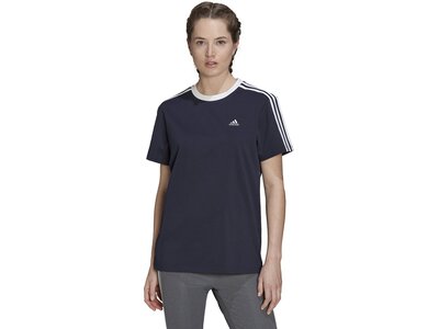 ADIDAS Damen Shirt Essentials 3-Streifen Schwarz