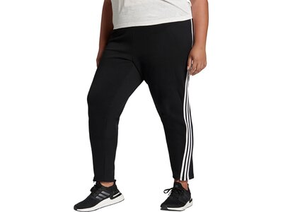 adidas Damen Sportswear Future Icons 3-Streifen Skinny Hose – Große Größen Schwarz
