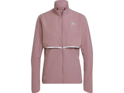 adidas Damen Own The Run Soft Shell Jacke Pink