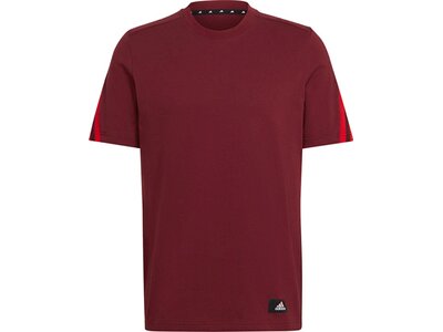 adidas Herren Sportswear Future Icons 3-Streifen T-Shirt Rot
