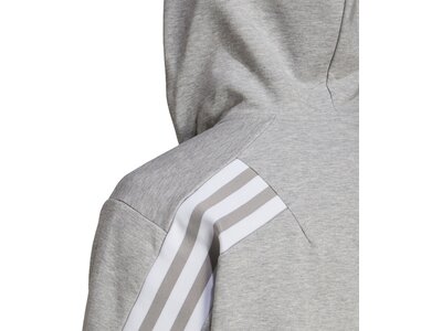 adidas Herren Sportswear Future Icons 3-Streifen Kapuzenjacke Silber