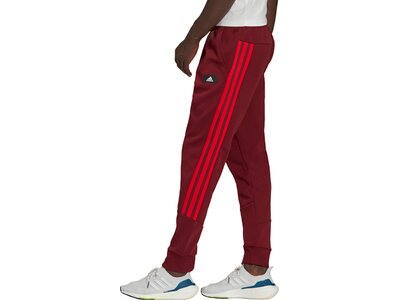adidas Herren Sportswear Future Icons 3-Streifen Hose Rot