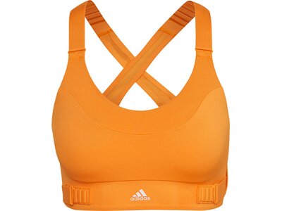 adidas Damen FastImpact Luxe Run High-Support Sport-BH Orange
