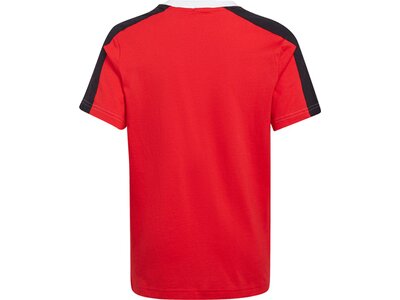 adidas Kinder Colorblock T-Shirt Rot