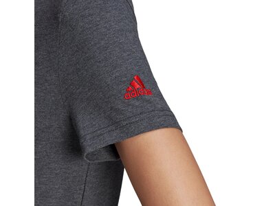 adidas Damen LOUNGEWEAR Essentials Slim Logo T-Shirt Grau