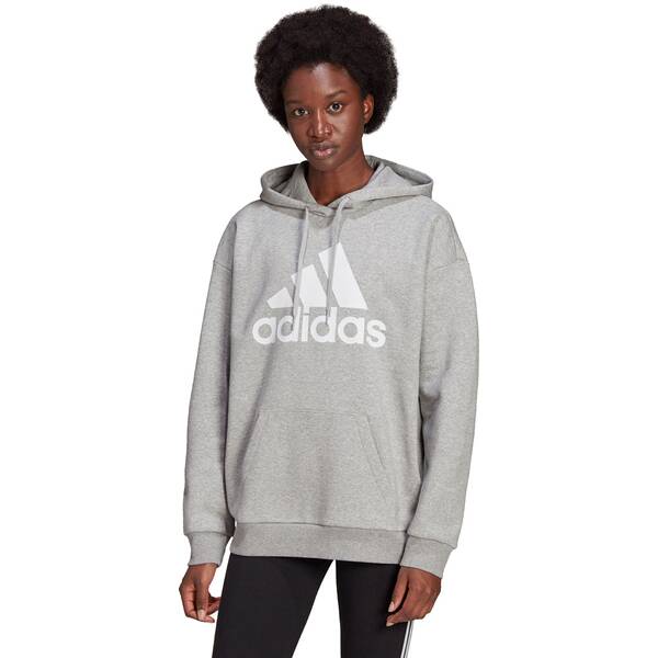 adidas Damen Essentials Logo Boyfriend Fleece Hoodie YB8963