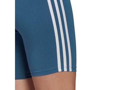 adidas Damen Essentials 3-Streifen kurze Tight Blau