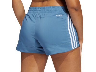 adidas Damen Pacer 3-Streifen Woven Shorts Blau