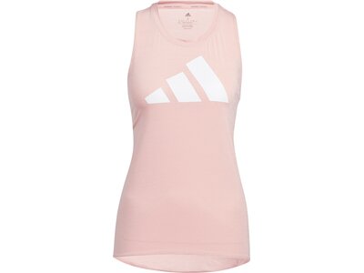 adidas Damen 3-Streifen Logo Tanktop pink