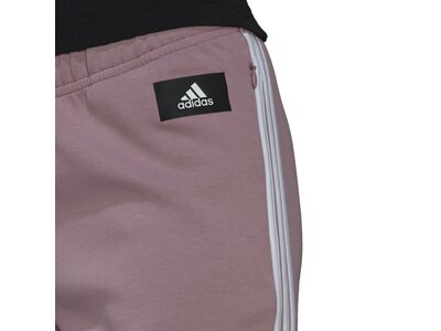 adidas Damen Sportswear Future Icons 3-Streifen Skinny Hose Grau