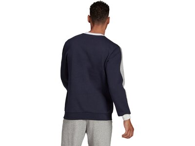 adidas Herren Essentials Colorblock Fleece Sweatshirt Grau