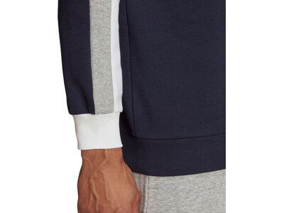 adidas Herren Essentials Colorblock Fleece Sweatshirt Grau