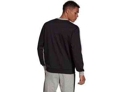 adidas Herren Essentials Colorblock Fleece Sweatshirt Silber