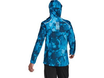 adidas Herren Marathon Fast Graphic Jacke Blau