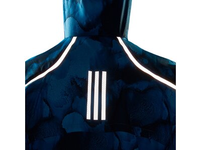 adidas Herren Marathon Fast Graphic Jacke Blau