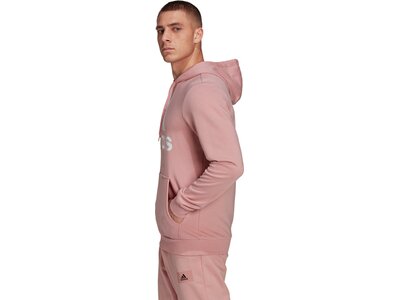 adidas Herren Essentials Big Logo Hoodie Pink