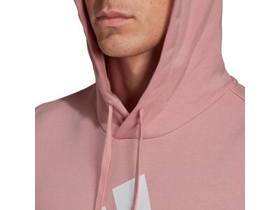 adidas Herren Essentials Big Logo Hoodie Pink
