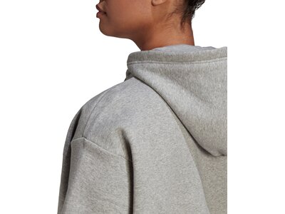 adidas Damen Essentials Studio Fleece Hoodie – Große Größen Grau