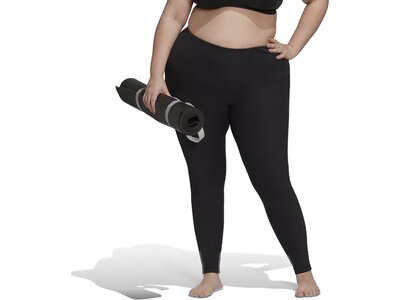 ADIDAS Damen Tight Yoga Essentials High-Waisted Große Größen Schwarz