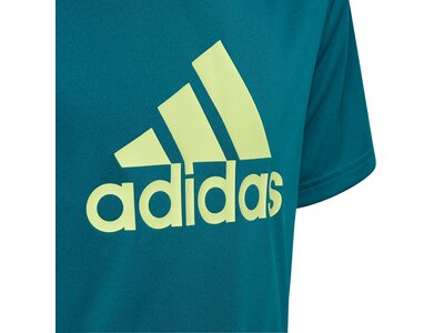 adidas Kinder Designed To Move Big Logo T-Shirt Grün