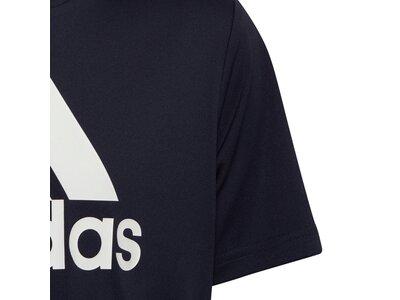 adidas Kinder Designed To Move Big Logo T-Shirt Schwarz