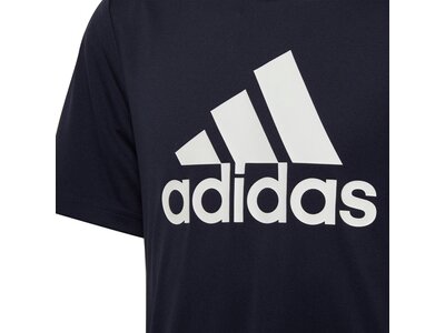 adidas Kinder Designed To Move Big Logo T-Shirt Schwarz