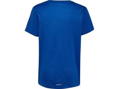 adidas Kinder Designed 2 Move 3-Streifen T-Shirt Blau