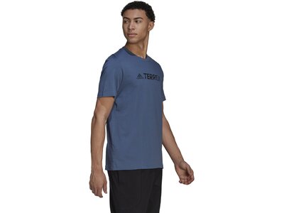 ADIDAS Herren Shirt TX Logo Tee Blau