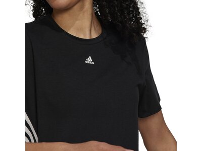 ADIDAS Damen Shirt Trainicons 3-Streifen Schwarz