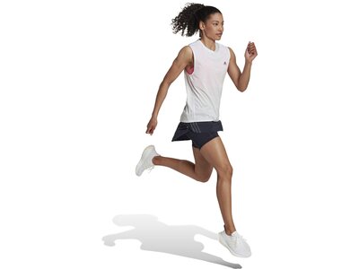 adidas Damen Run Icons Running Muscle Tanktop Grau
