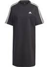 Vorschau: ADIDAS Damen Kleid Essentials 3-Streifen Single Jersey Boyfriend -Kleid
