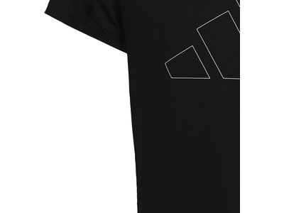 ADIDAS Kinder Shirt Essentials AEROREADY Regular-Fit Logo Schwarz