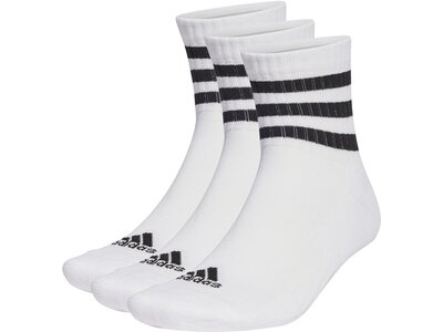 ADIDAS Herren Socken 3-Streifen Cushioned Sportswear Mid-Cut, 3 Paar Pink