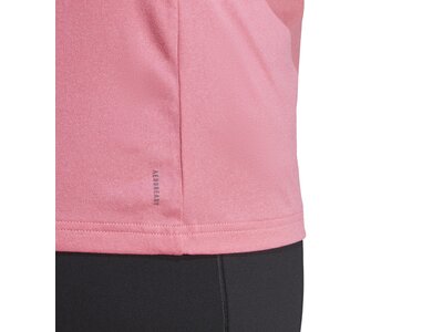 ADIDAS Damen Shirt AEROREADY Train Essentials 3-Streifen Große Größen Pink