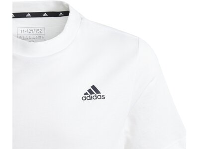 ADIDAS Kinder Shirt Essentials Small Logo Cotton Weiß