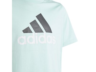 ADIDAS Kinder Shirt Essentials Two-Color Big Logo Cotton Grün