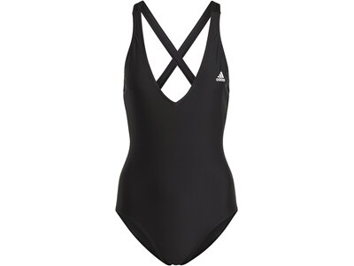 ADIDAS Damen Badeanzug 3-Streifen Schwarz