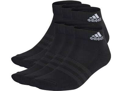 ADIDAS Herren Socken Cushioned Sportswear Ankle, 6 Paar Schwarz