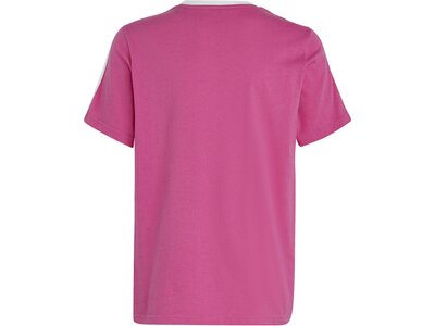 ADIDAS Kinder Shirt Essentials 3-Streifen Cotton Loose Fit Boyfriend Rot