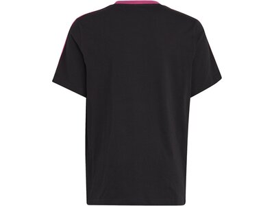 ADIDAS Kinder Shirt Essentials 3-Streifen Cotton Loose Fit Boyfriend Schwarz