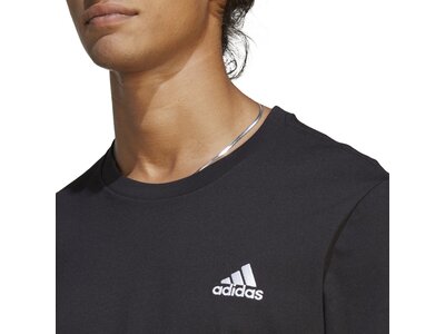 ADIDAS Herren Shirt Essentials Single Jersey Embroidered Small Logo Schwarz