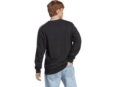 ADIDAS Herren Sweatshirt Essentials French Terry 3-Streifen Grau