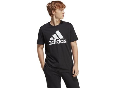 ADIDAS Herren Shirt Essentials Single Jersey Big Logo Schwarz